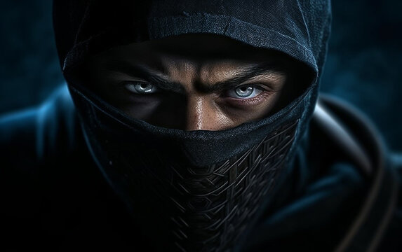 A ninja in shadow