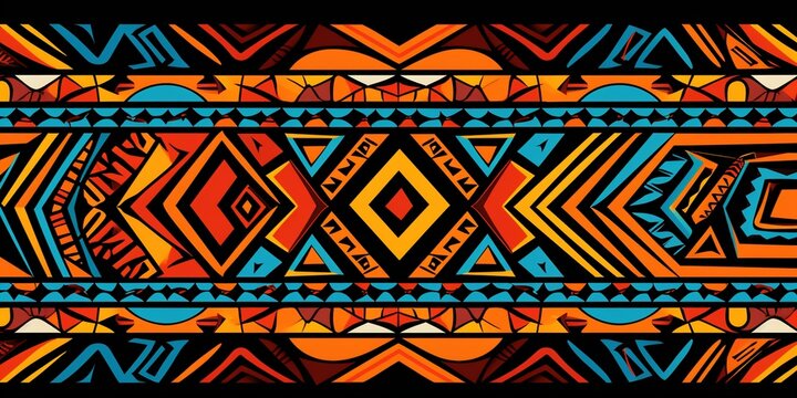 AFRICAN COLORFUL TRIBAL PATTERN