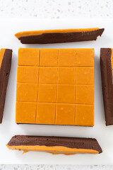 Caramel fudge