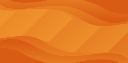 abstract orange background with waves