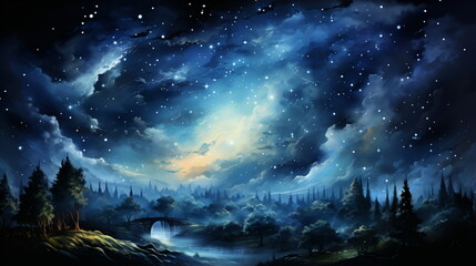 Fototapeta premium sky with stars or cloud or sun