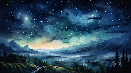 Fototapeta premium sky with stars or cloud or sun