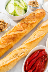 Vegetarian party butter board