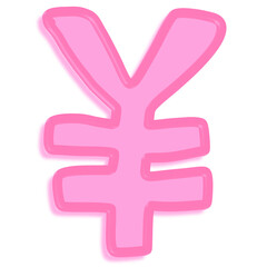 Obraz premium Hand drawn mathematical symbol colorful