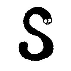 Monster alphabet_S