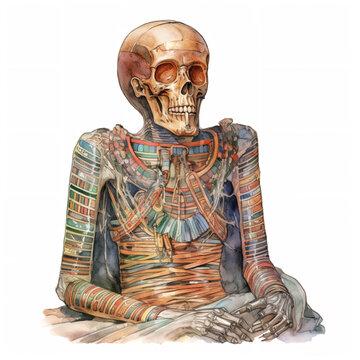 acient egypt mummie Generative AI