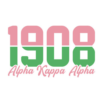 1908 alpha kappa alpha vector arts eps 
