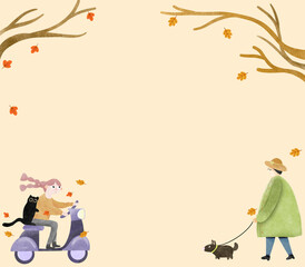 Autumn theme background