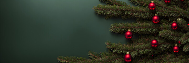 christmas decoration, fir branches