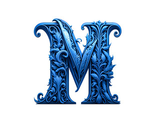 Alphabet M tattoo design