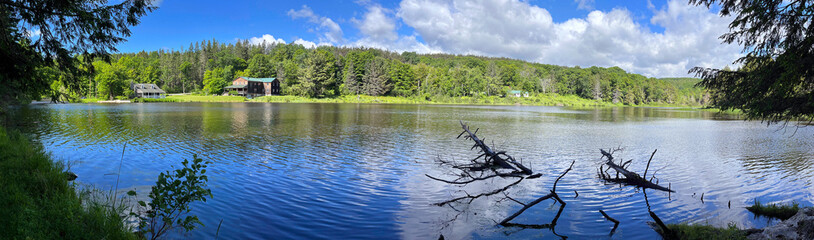 Lincoln Pond in Huyck Preserve, Rensselaerville, New York