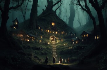 In a remote village nestled deep within a dense