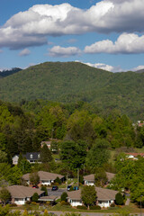 view of the mountains