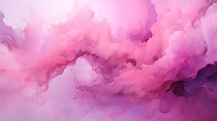 Vibrant pink watercolor painting background.