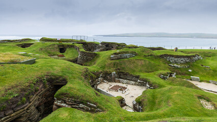 Skara Brae the best preserved Neolithic settlement in Western Europe. Found in the Orkney Islands