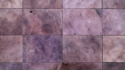 Pattern of Travertine Tiles in purple Colors. Top View