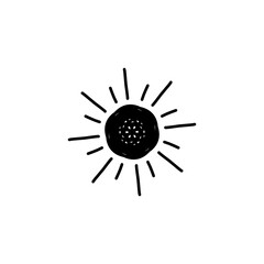 Hand Drawn Sun 