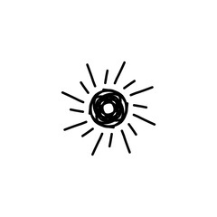 Hand Drawn Sun 