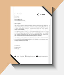 company business letterhead design template 
