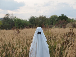 ghost on halloween