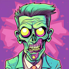 Zombie Comic Character: Avatar of the Undead, Generative AI