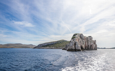 rocky island in Croatia