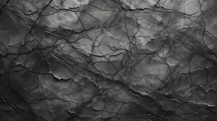 A cracked surface in black and white created with Generative AI technology