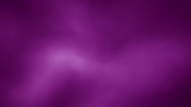 Dark violet colored smoke loop horizontal motion background.