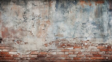 old brick wall. Generative AI