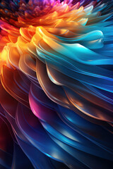 multicolored, rainbow texture. background with bright colors, glow and waves. ultraviolet, neon and glow