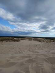 sand dunes on the beach