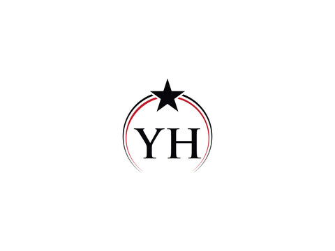 New Yh Logo Icon, Stylish Star Png Yh hy Logo For You