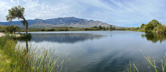 Dankworth Pond and Mount Graham in Arizona
