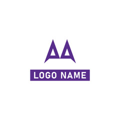 MA ,AM ,M ,A Abstract Letters Logo Monogram. Monogram of Two letters A&M.