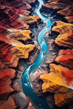 Grand Canyon vue du ciel