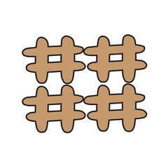 3d render of a set of screws, puzzle pieces isolated on white background vector design. 