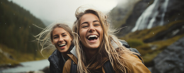 Exploring the outdoors: friends embarking on a hiking adventure, inspiring travel and self-discovery