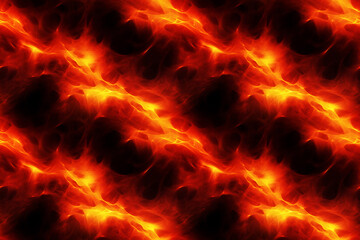 Fototapeta premium Vibrant flames create a stunning diagonal pattern against a dark backdrop. Seamless repeatable background.