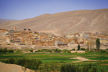 Beautiful village in Atlas mountain near Imilchill, Morroco