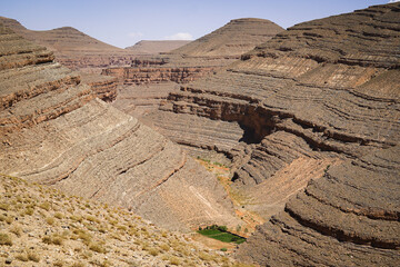 Morocco landscape in the Atlas mountains