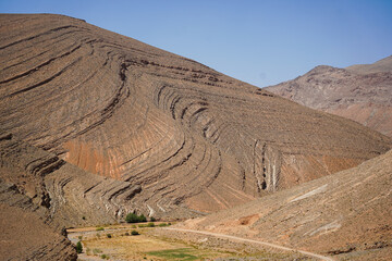 Morocco landscape in the Atlas mountain