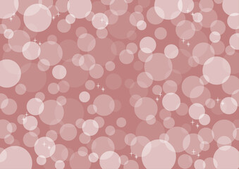 光のような円形模様の背景イラスト（赤背景）