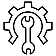 Outline Maintenance icon