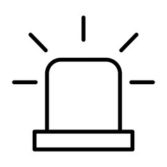 Outline Siren icon