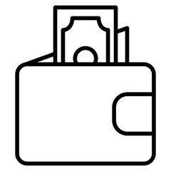 Outline Wallet icon