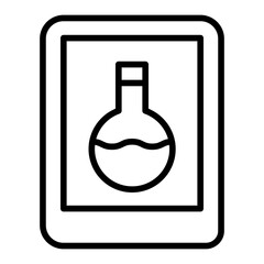 Outline Tab lab icon