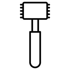 Outline Kitchen hammer icon