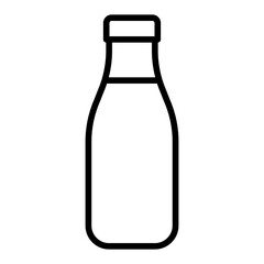 Outline Milk bottle icon