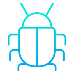 Outline gradient Insect icon