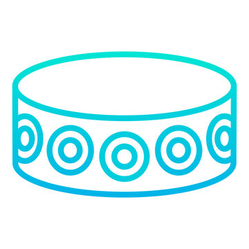 recommend clip art: Outline gradient Bangle icon